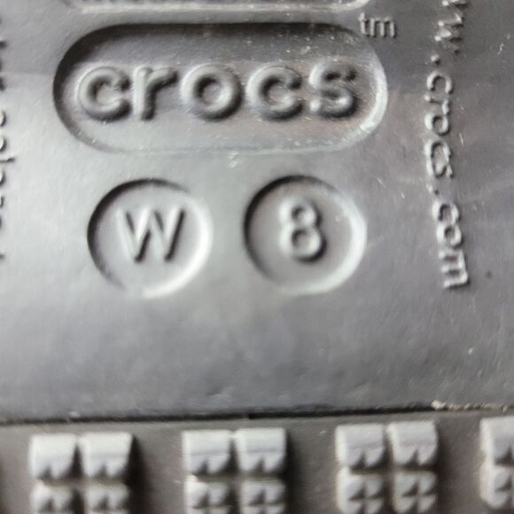 Crocs Women's Nadia Pull On Boot Size 6 Black Rubber Faux Fur Fleece Comfy Light - Picture 8 of 9